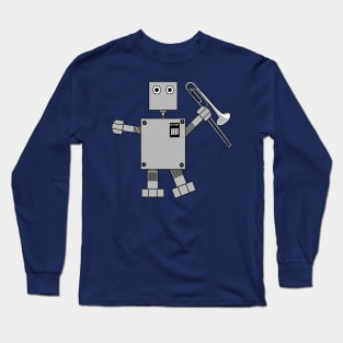 Trombone Robot Long Sleeve T-Shirt